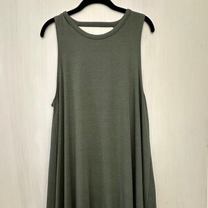 L love Sleeveless Trapeze Dress